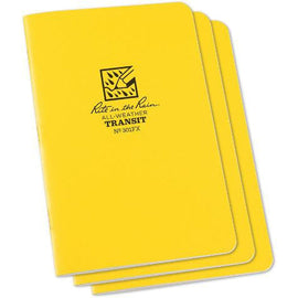 RITR Stapled Notebook - Transit,Package of 3 Flex Cover
