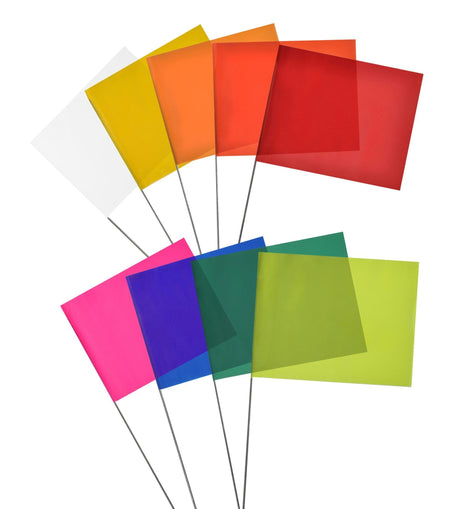 Plastic Pin Flags per 1000