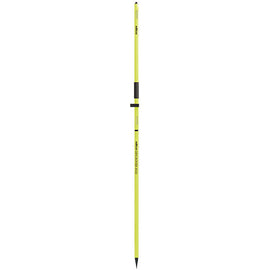 2 m GPS Rover Rod with Cable Slot - Flo Yellow